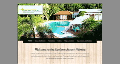 Desktop Screenshot of ecofarm-resort.com